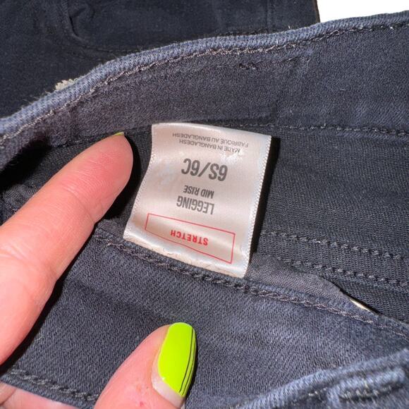 BUNDLE 3 PAIR JEANS, Express, Stretch, Mid RISE, 6s, Black - Picture 3 of 12